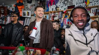 Nothing but HITS on the JUSTIN TIMBERLAKE Tiny Desk concert REACTION [upl. by Sirdi220]