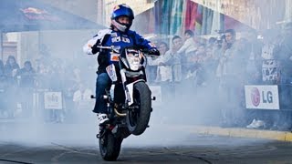 Sport Bike Stunt Riding in La Paz  Aaron Colton 2013 Bolivia [upl. by Mullen]