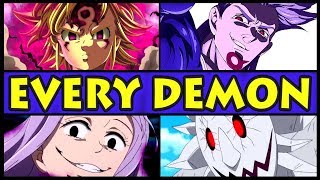 Every Demon RANKED from Weakest to Strongest Seven Deadly Sins  Nanatsu no Taizai All Demons [upl. by Rakso172]