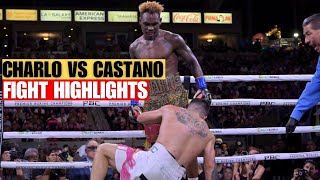 Jermell Charlo vs Brian Castano 2 Full Fight Highlights [upl. by Arihk]