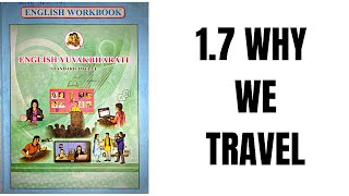 CLASS 12 ENGLISH WORKBOOK SOLUTION  17 WHY WE TRAVEL  HSC BOARD  LIFT LEARN ⚡ [upl. by Petua]