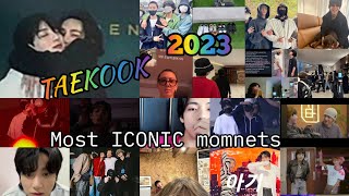 Taekook 2023 iconic moments which makes this year whole truely taekook year [upl. by Draw]