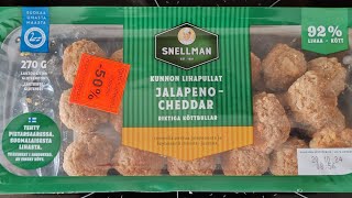 Testissä Snellman Kunnon lihapullat jalapeno  cheddar [upl. by Christiana]