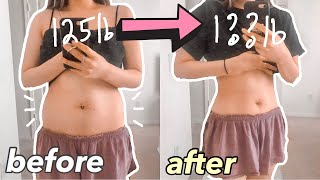 I TRIED A WEIGHT LOSS SUBLIMINAL FOR A WEEK results before after  how to lose weight fast [upl. by Epotimet]