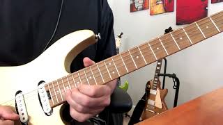 Warrant  Heaven Guitar Solo Lesson [upl. by Wayolle]