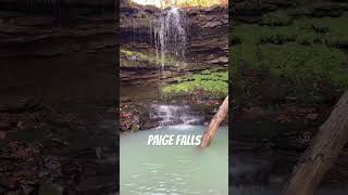 Paige falls Arkansas nature water beautiful waterfall [upl. by Rorrys]