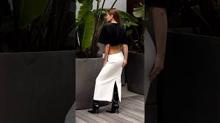 How to Style White Midi Skirt  Fashion Trends SS’24  ANNA CASEY annacasey fashion resortfashion [upl. by Girard]