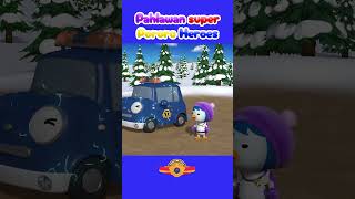 Pahlawan Super Pororo Heroes  RESCUE PORORO  lagupororo laguanakanak shorts kids [upl. by Zeitler581]