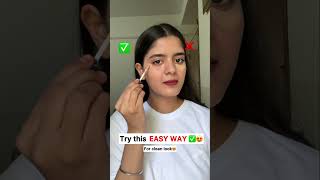 VIRAL CONCEALER HACK😱  shortsindia youtubeshorts makeuphacks [upl. by Alikat704]