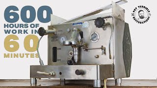 60 YEAR OLD ESPRESSO GIANT  1964 EMI Ariete E61 is Brought Back to Life [upl. by Laon]