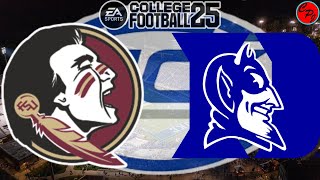 Florida State vs Duke Week 8 ACC College Football 25 SIM [upl. by Lowell156]