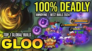 GLOO BEST BUILD 2024  BUILD TOP 1 GLOBAL GLOO GAMEPLAY  MOBILE LEGENDS✓ [upl. by Camile]