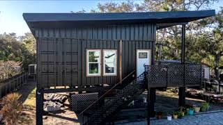 Florida Shipping Container Home Built with 3 40ft Containers [upl. by Hapte]