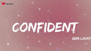 Confident  Demi Lovato Lady Gaga Bella PoarchMix Lyrics [upl. by Alyad782]