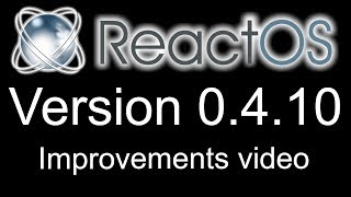 ReactOS 0410 improvements overview [upl. by Jopa]