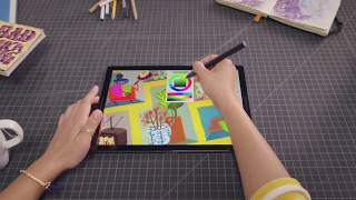 Google Pixel Slate with Pixelbook Pen amp Infinite Painter [upl. by Aubrey]