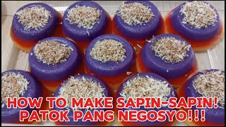 HOW TO MAKE SAPIN SAPIN RECIPEPATOK PANG NEGOSYOMami Chel [upl. by Alaekim350]