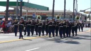 1st Marine Division Band  2012 Oceanside Independence Day Freedom Parade [upl. by Erich]