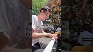 Public Piano  NYC  Chopin Étude Op 10 No 3 1 of 5  62024 pianolessonsonline [upl. by Oirifrop]