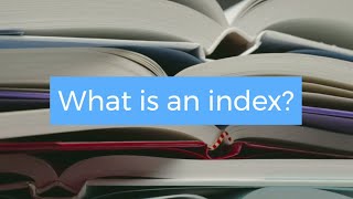 What is an Index What is indexing [upl. by Dennison]