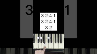 HOW TO PLAY GIORNO’S THEME ON THE PIANO  PIANO BY NUMBERS shorts [upl. by Ameline]