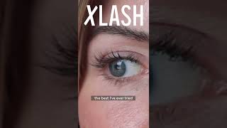 Xlash Serum  Our lashes are longer thicker and fuller 🤩 Xlash EyelashSerum NaturalBeauty [upl. by Vial73]