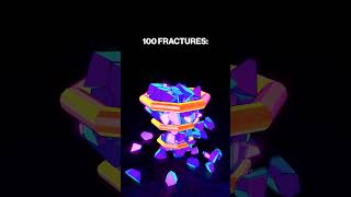 Fracturing Gems in Blender shorts [upl. by Novar281]