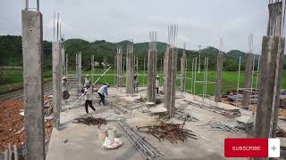 FLOOR BEAM REINFORCING WORKxuhuong construction constructionlife building xaydung [upl. by Akiehsat472]