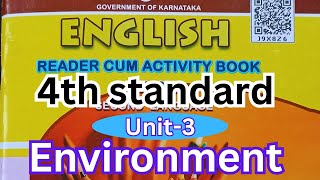 4th Standard English Unit 3 Environment [upl. by Gnouc]