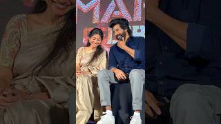 Sai Pallavi and Sivakarthikeyan at Amaran Success Meet saipallavi sivakarthikeyan Amaran [upl. by Shaw]