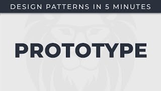 Prototype  Design Patterns in 5 minutes [upl. by Ellehsat]