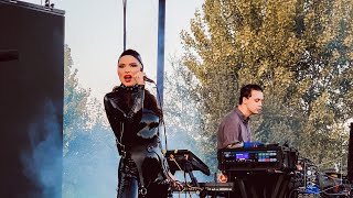 Boy Harsher  Machina   ft Mariana Saldaña  Live at Primavera Sound Los Angles 2022 [upl. by Akiehsal]