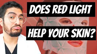 Red Light Skincare MIRACLE or Myth Dermatologist [upl. by Leif]