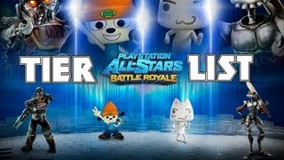 PlayStation AllStars  Character Tier List [upl. by Oicnecserc]