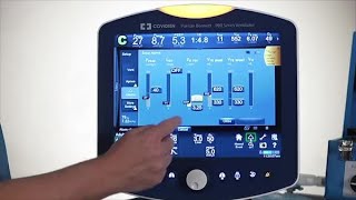 Puritan Bennett™ 980 Ventilator Basic Lesson PostSetup Setting Changes [upl. by Euqirrne]