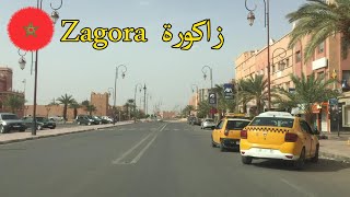 ville zagora morocco 😍 شاهد  الشارع الرئيسي لمدينة زاكورة [upl. by Aleakim]