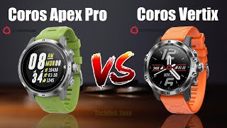 Coros Apex Pro vs Coros Vertix Comparison [upl. by Derrej766]