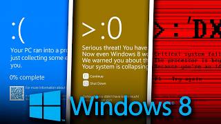 Windows 8 New Kill Screen My OS forced me to update [upl. by Evangelina]