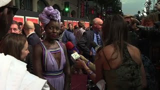 Premiere of Queen of Katwe takes place in LA [upl. by Saks]