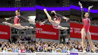 Sunisa Lee Slow Motion Balance Beam BB 2024 Xfinity Championships Senior Women Session 2 Day 2 [upl. by Kamerman688]