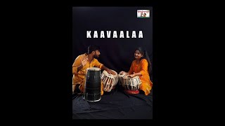 Kaavaalaa Tabla Cover Tharu Madhushani amp Dilhara Nandasiri [upl. by Ydarb]