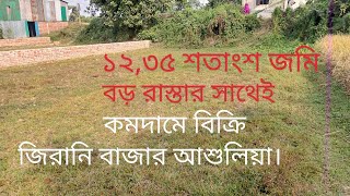 ১৬ ফুট রাস্তার পাশেই ১২৩৫ শতাংশ জমি বিক্রি কমদামের মধ্যে জিরানি বাজার আশুলিয়া। [upl. by Michon]