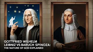 Gottfried Wilhelm Leibniz VS Baruch Spinoza  The Nature of God Explained [upl. by Yelrebmik]