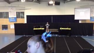 Starlets Cheerleading  Group Stunt Senior Level 2 Group 2  CheerCon NSW Classic 2012 [upl. by Hsekar]