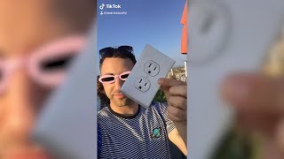 FAKE OUTLET PRANK  Original TikTok seansaucetv [upl. by Linzer]