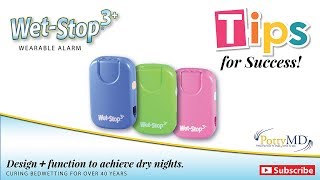 HowTo for Success with WetStop 3 Bedwetting Alarm [upl. by Sucramat]