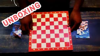 Unboxing a wooden Chess board From Flipkart [upl. by Airehtfele365]