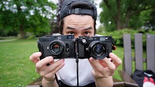 LEICA CL vs MINOLTA CLE  Hands on comparison feat Eastblockboy [upl. by Conchita489]