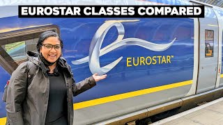 Eurostar Seat Classes Compared  Standard Standard Premier amp Business Premier [upl. by Egwan]