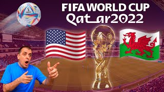 ESTADOS UNIDOS vs GALES Mundial Catar 2022 reacción en vivo [upl. by Netnerb]